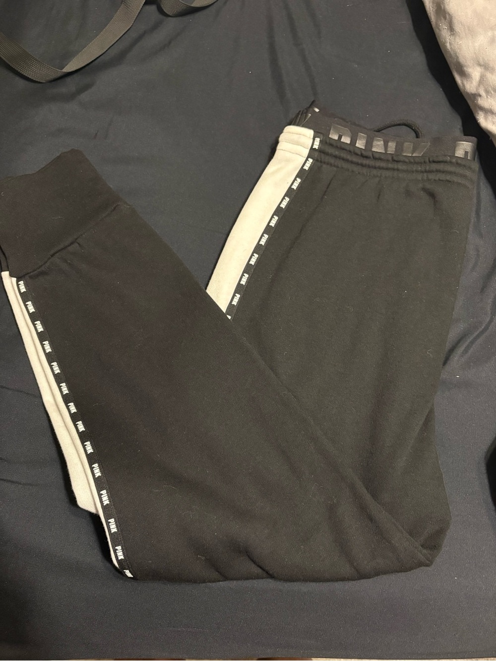 VS Pink Double Waistband Track Pants